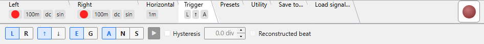 Trigger tab